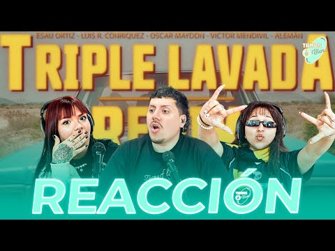 Esau Ortíz, Luis R, Oscar Maydon, Alemán ft. Victor Mendivil - Triple Lavada (Remix) | 🇦🇷[REACCIÓN]
