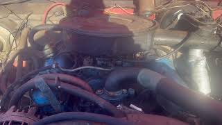 1979 Dodge W200 Power Wagon 4x4 Engine Idle