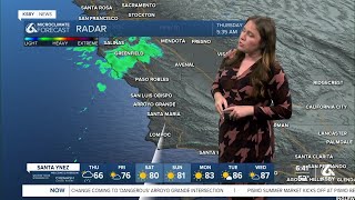 Rain and cool temps for Thursday, much warmer conditions by the weekend