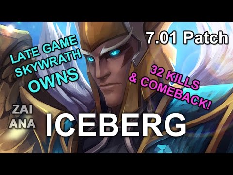 Iceberg best Skywrath Mage MID | Comeback | 7.01 Full Game