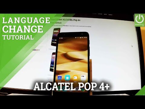 How to Change Language in ALCATEL Pop 4+ - Language Settings