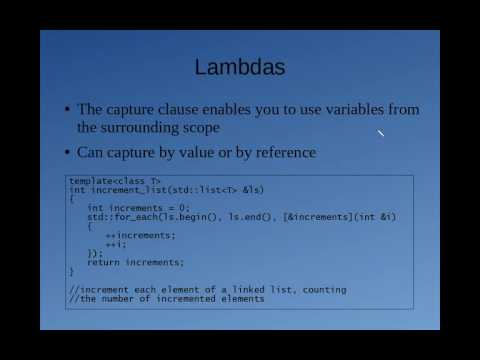 C++11 Miniseries: Lambda Functions