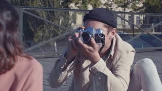 Stock Video of Man taking Picture