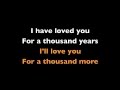 A Thousand Years - Karaoke - Christina Perri ...