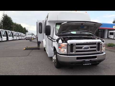 2012 Ford Elkhart 12 Passenger + 2 Wheelchair Shuttle Bus - S30363