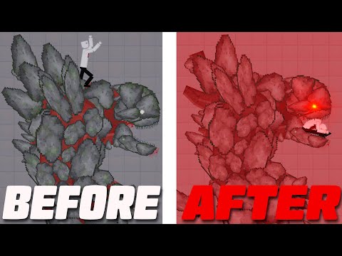 Rock Golem went CRAZY in People Playground