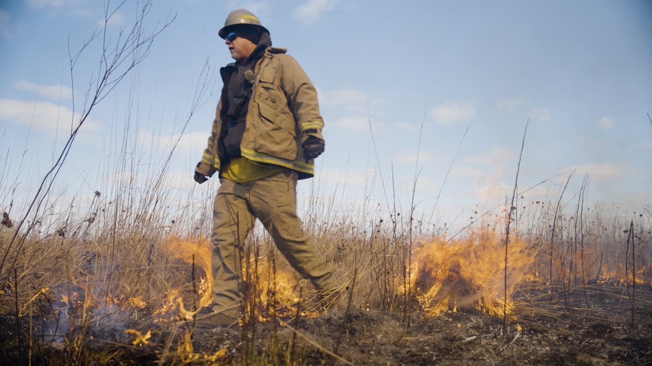 Huffman Prairie Prescribed Fire