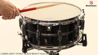 Video thumbnail for LUDWIG LB417 14"X6,5" BLACK BEAUTY Snare Drum by Drumladen