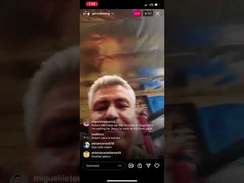 Robert Garcia watching the silver gloves