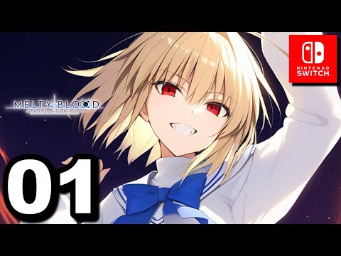 MELTY BLOOD: TYPE LUMINA HD Gameplay Walkthrough Part 1 - Arcueid Brunestud Story  ( PC )