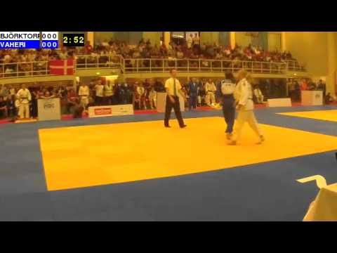 Judo Nordic Championships 2014: G18-63: BJÖRKTORP - VAHERI