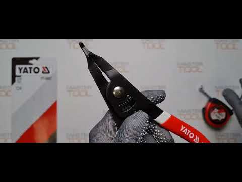 Щипцы для снятия пружинных колец, 225 мм YATO (YT-0607) Щипцы для снятия пружинных колец, 225 мм YATO (YT-0607)