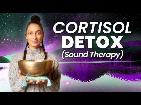 Calming Cortisol Detox | Parasympathetic Nervous System Healing | Sound Bath Meditation