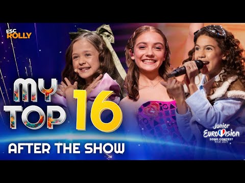 Junior Eurovision 2023 | My Top 16 - AFTER THE SHOW