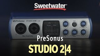 Video thumbnail for PreSonus Studio 2|4 Audio Interface Overview by Sweetwater