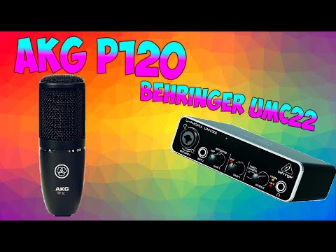 AKG P120|BEHRINGER U-PHORIA UMC-22