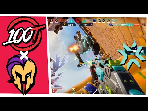 WINNER TO MAIN EVENT ! 100T vs NOBLE - HIGHLIGHTS | VCT Stage 3: NA - Challengers 1 - Open Qualifier