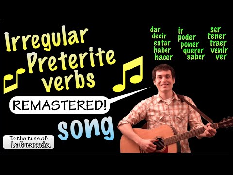 Irregular Preterite Cucaracha Song - Remastered (HD)!