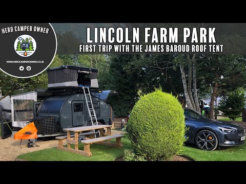 Lincoln Farm Park in our Hero Camper Ranger - First time with the James Baroud Roof Tent