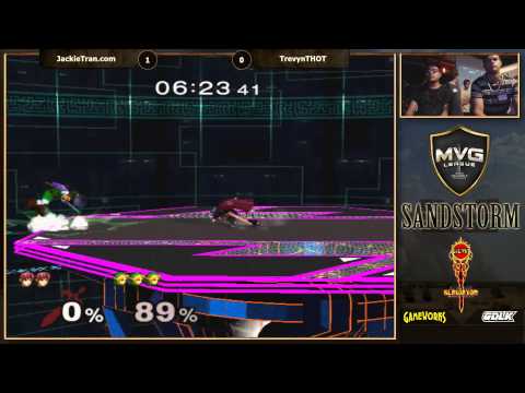 MVG Sandstorm: Singles RR - JackieTran.com (Luigi/Marth/Falco) vs. TrevynThot (Link)