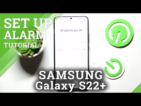 Samsung Galaxy S22+ How To Set Up Alarm Clock