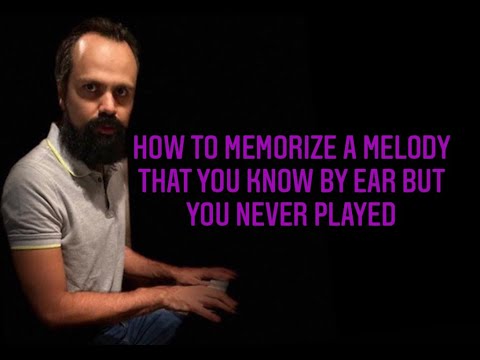 Quick Tip 285   How To memorize a melody that You know By ear but you beber played it