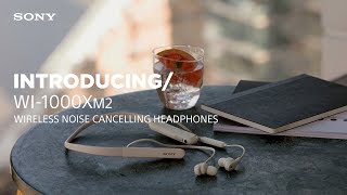 YouTube Video MXtIlSOaOrA for Product Sony WI-1000XM2 Neckband Headphones with Noise Cancellation by Company Sony Electronics in Industry Headphones