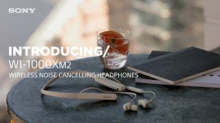 Video 0 of Product Sony WI-1000XM2 Neckband Headphones with Noise Cancellation