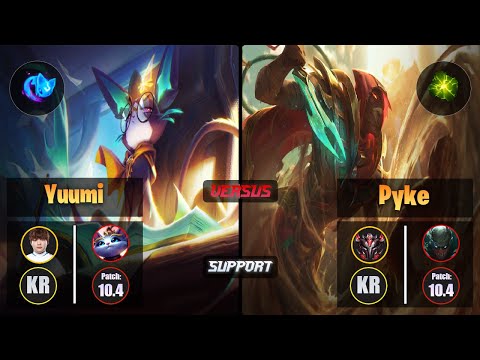 Beryl YUUMI (Support) [Summon Aery] VS PYKE - Grandmaster KR Patch 10.4