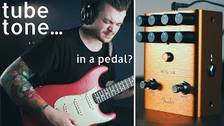 Video thumbnail for There's a Real Tube Inside this Distortion Pedal | Fender MTG: LA Tube Distortion by Ross Campbell
