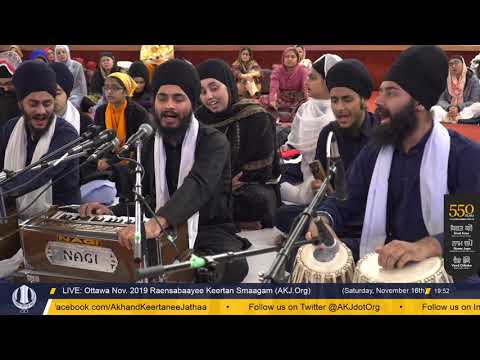 001 Ottawa Nov. 2019 Saturday Evening - Bhai Navjot Singh Jee Toronto