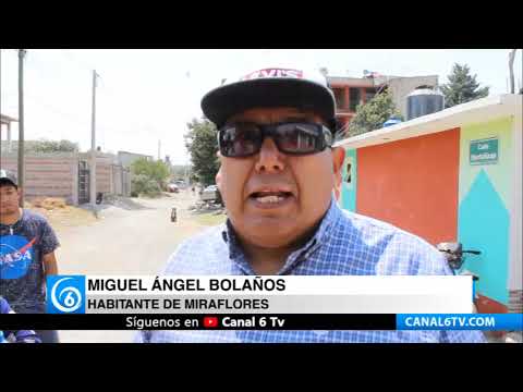 Habitantes de Miraflores exigen al presidente municipal de Chalco cumplir sus promesas de campaña
