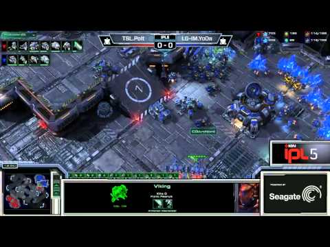 SC2 Polt vs YoDa TvT Game 1 IPL 5 Winners Round 4 Starcraft 2 Tournaments