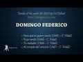 Tanda of the week 34-2013: Domingo Federico ...