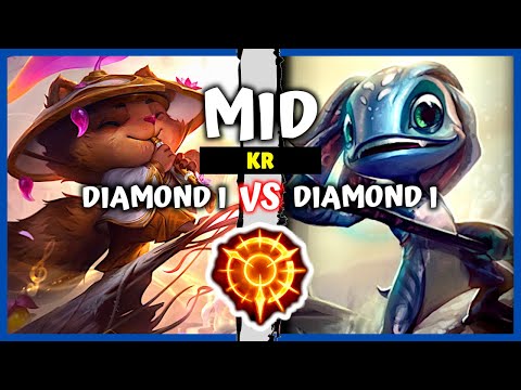 Diamond Teemo Mid vs One Trick Fizz - KR Rank S11