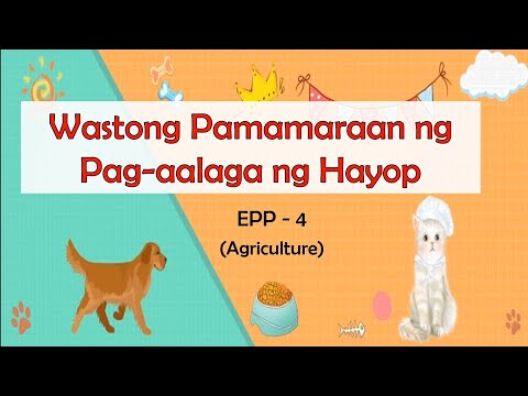 , title : 'EPP 4 (AGRICULTURE) : WASTONG PAMAMARAAN NG PAG-AALAGA NG HAYOP