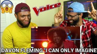 The Voice 2017 Knockout - Davon Fleming: &quot;I Can Only Imagine&quot; (REACTION)