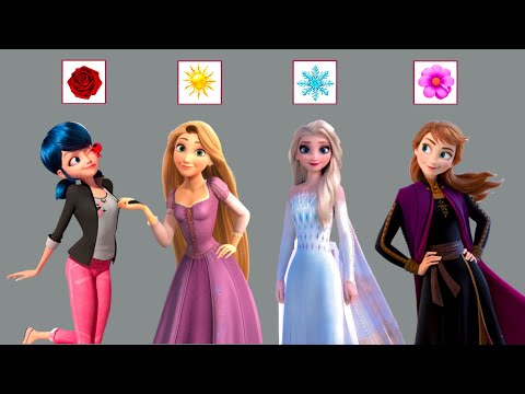 Disney Princess Frozen Elsa & Ladybug Shines with NEW FASHION!