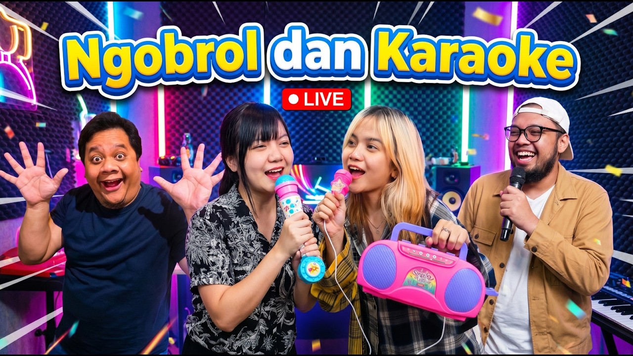 PEMANASAN suara Dulu Guys! Nyanyi Bareng ISTRI & PONAKAN