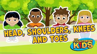 Head, Shoulders, Knees and Toes - The Countdown Kids | Kids Songs &amp; Nursery Rhymes | Lyric Video