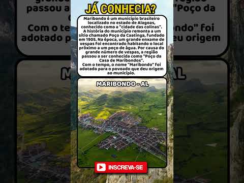 Você já conhecia o município de Maribondo, em Alagoas?