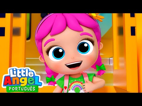 🎒 O Primeiro Dia de Escola da Jill! 🎒 | Little Angel Brasil | Músicas Infantis em Português