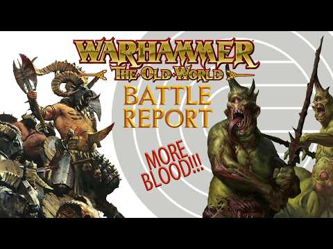 Warhammer: The Old World Battle Report | Beastmen Bayherds v Daemons of Chaos | 027