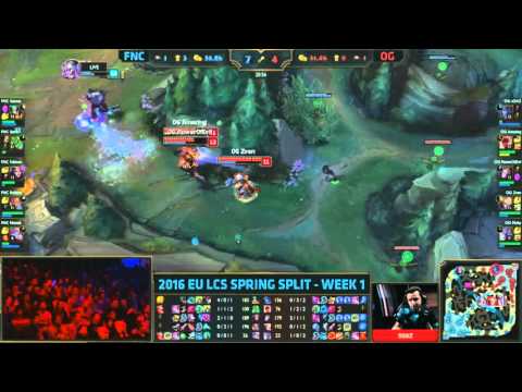 Fnatic vs Origen - Soaz escape - Week 1