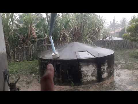 Chuva com fossa na Bahia região de Olindina Bahia 