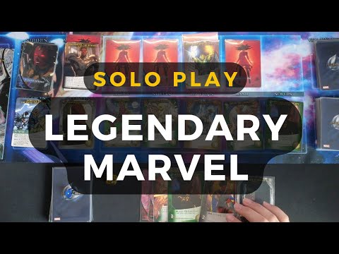 Legendary Marvel Deckbuilding Game | Solo Play #3 | DaniCha