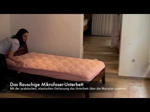 Das flauschige Mikrofaser-Unterbett