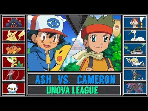 Ash vs. Cameron (Pokémon Sun/Moon) - Unova League Quarterfinal