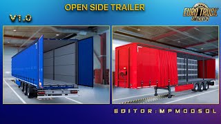 OPEN SIDE TRAILER V1.0 FOR ETS2 MULTIPLAYER 1.37 AND 1.38 thumbnail 2