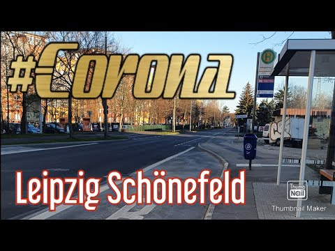 Tour durch Leipzig Schönefeld - Sinnloses Video in der Corona-Zeit
